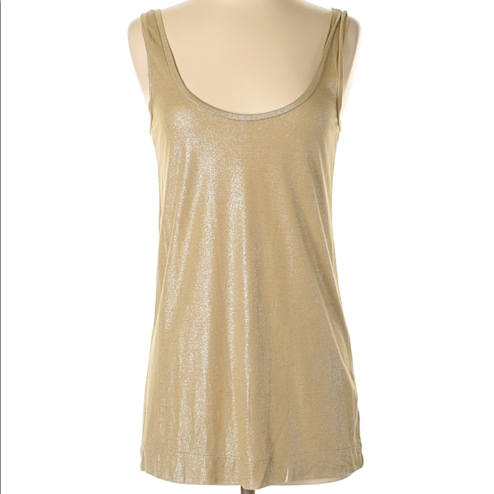 J. Crew Women’s Gold Shimmer Tank Top